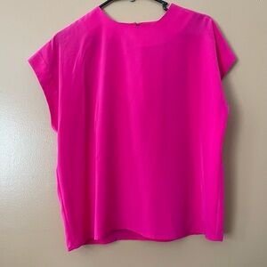 Anthony Sicari Vibrant Fuchsia Women's Blouse size 6 made in the USA